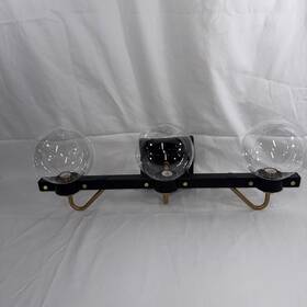 Ac11422cl Artcraft Chelton Collection New 3 Led Wall Sconce-matte Black