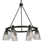 Ac10765ob Artcraft Lighting Ac10765 Bronze Clarence 6-light 28inch.w Chandelier
