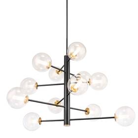 Ac11768vb Artcraft Lighting Ac11768 Aurelia 34 Inch W Chandelier - Multicolor