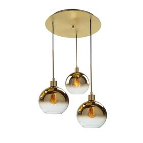 Sc13283gd Artcraft Lighting - Morning Mist 3 Light Pendant