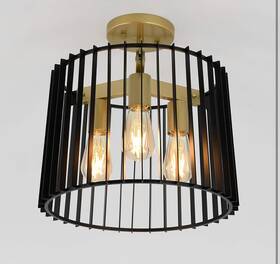 1006995441 Artika Gatsby Modern Mid Century Flush Mount Ceiling Light