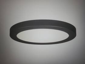 7fm-eudc-wh Artika Europa Disk 7 Inch 1 Light Black Selectable Led Flush Mount Ceiling