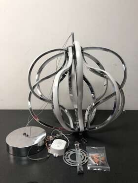 Artika 846979031818 Pdt-md-hd Meridian 30w 1 Light Chrome Led Pendant For Dining/kitchen