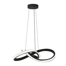 Artika 846979041800 Morgan 30-watt 1 Light Black Modern 5 Cct Integrated Led Pendant Fixture