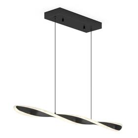 Artika 846979041817 Finley 30 Watts Integrated Led Modern Pendant Light Fixture Black Ideal