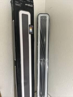 5cct Artika 846979045549 5.98 Inch Aiden Matte Black Led Flat Panel 30-watt Linear