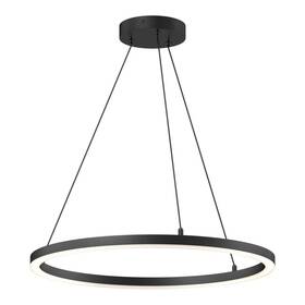 Opdt-nort-hd2bl Artika Novato 1 Light Black Led Outdoor Hanging Pendant 3cct Modern Porch
