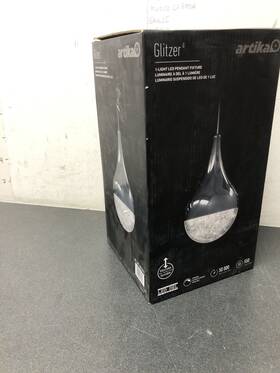 Pdt-1gl-rn Artika Glitzer 6.5-watt 1 Light Chrome Integrated Led Pendant For Kitchen