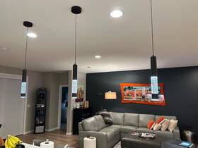 Pdt-mtc-blhd2 Artika Mist Integrated Led Pendant Lights All Three As Pictured