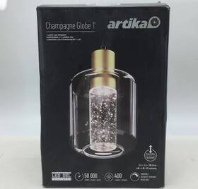 Pdt1-cg-hd2bg Artika Essence Globe 6.5-watt 1 Light Black And Gold Modern Integrated Mini Pendant