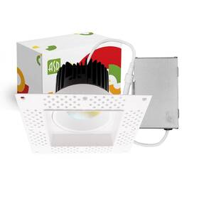 Asd 810050737036 Trimless Led Recessed Lighting 4 Inch 15w 120v Square Commercial Downlig