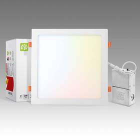 Asd 810050737593 Led Square Recessed Lighting 11/12 Inch 2700k/3000k/3500k/4000k/5000k 24w 9