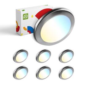 A-lds-6d15nk-6p Asd Led Disk Lights 6 Inch 2700k/3000k/3500k/4000k/5000k 15w 1245lm Low