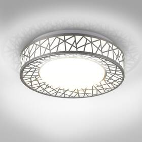 A-loft-fm-12d20nk Asd 12 Inch Led Flush Mount Ceiling Light Brushed Nickel Modern Fixtur