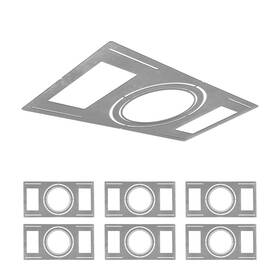 A-mplr-81012-fs Asd 6p New Construction Mounting Plate With Symmetric Round Hole 81012 Flat Steel Roug