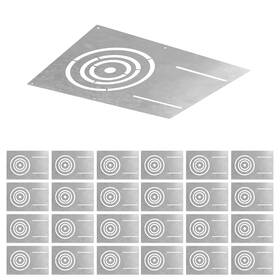 Asd-mplr-346-fa Asd 13 Inch New Construction Mounting Plate With Asymmetric Round Hole - 3/4/6