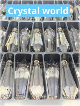 Asfour Crystal 401/1.5 60pcs Replacement Chandelier Glass Part Drop Light Fixture 38mm