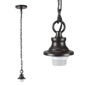 21052-11 Aspen Creative Indoor Pendant Light Kit 6ft Spt-1 Black Wire / 5ft S