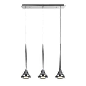 Aspen Creative 61035 Adjustable Led 3 Light Hanging Pendant Ceiling Contemporary Desi