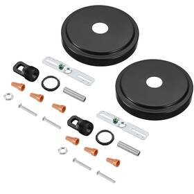 2150752 Aspen Creative 810027066107 Transitional Chandelier And Light Fixture Canopy Kit With Collar Loop Matte B