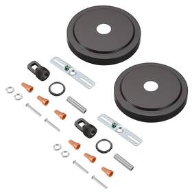 21508-12 Aspen Creative 810027066121 Transitional Chandelier And Light Fixture Canopy Kit With Collar Loop O