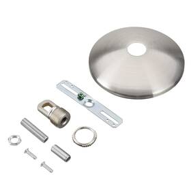 21511-21 Aspen Creative 810027066336 Contemporary Chandelier And Light Fixture Canopy Kit With Collar Loop B