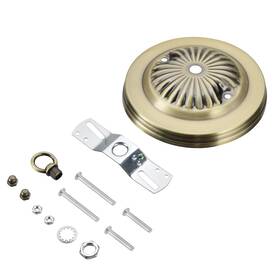 21513-21 Aspen Creative 810027066473 Chandelier And Light Fixture Canopy Kit 5 Inch Diameter 7/16 Center Hol