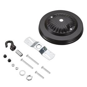 21514-11 Aspen Creative 810027066497 Chandelier And Light Fixture Canopy Kit 5 Inch Diameter 7/16 Center Hol