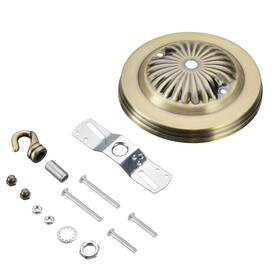 21514-21 Aspen Creative 810027066510 Chandelier And Light Fixture Canopy Kit 5 Inch Diameter 7/16 Center Hol
