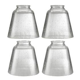 23174-60-4 Aspen Creative B0bfc44x24 Clear Seeded Ceiling Fan Replacement Glass 4-pack
