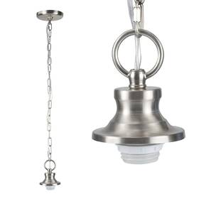 21050-21 Aspen Creative Corporation 810027064387 Indoor Pendant Light Kit 6ft Spt-1 Silver Wire / 5ft
