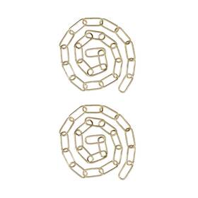21120-13-2 Aspen Creative Corporation 840319800355 Warm Brass Steel 3 Feet Heavy Duty Chain For Hang