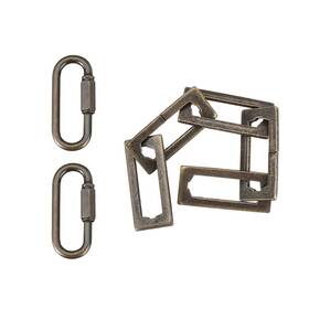 21125-07-1 Aspen Creative Corporation 840319809891 Antique Brass Steel Heavy Duty Chain And Quick L Inch