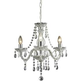 Cl12021-cl Atlas Lighting & Home And Theatre Chandelier Chrome With Clear