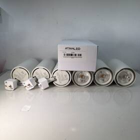 At-hp-22-35-93-24-wh-j Attain Led 6 Pack 12w Track Lighting Heads H Type Light