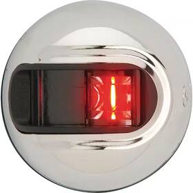 Attwood 445036752722 Lightarmor Led Vertical Surface Mount Port Side Light Round