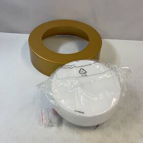 C3336-29 Autelo Gold 12 Inch Frosted Glass 3cct Vintage Led Ceiling Light For Bedroom