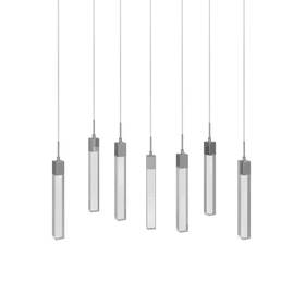 Hf1900-7-gl-ch-snw Avenue Lighting Hf1900-7-gl-snw The Original Glacier 7 Light 47 Inch W - Chrome