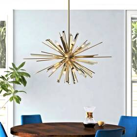 Hf8202-ab Avenue Lighting Palisades Ave. 8 Light 32in Hanging Chandelier Ceiling