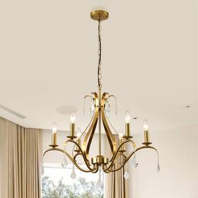 Avex Home 756594532389 24ftft French Country Crystals 6-light Chandelier Oyrt0s5thxb00ruft5vbegstd8mu7mbs