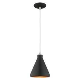 Hd61552 Aviance Lighting Sadler 1 Light Black Mini Pendant