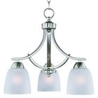 11223ftsn Axis Chandelier Lighting Satin 3-light Nickel Maxim