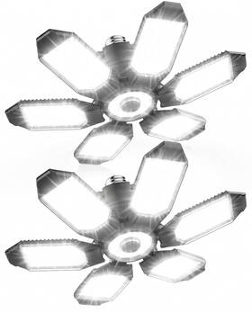 Aysemo 751433415182 Led Garage Lights 100w 10000lm Super Bright Light Bulb For Ceiling Li