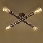 B072pqqqg3 Niuyao Retro Loft Style Metal Water Pipes Industrial Ceiling Lamp