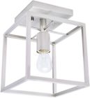 B10026 Allen Roth Arctura Brushed Nickel Metal Mount Light