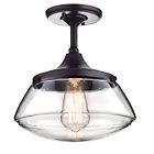 B3027cu-ob Claxy Ecopower Vintage Metal Glass Ceiling Light Pendant Lighting
