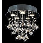 B729-rc-337 Ceiling 5-light Chandelier Chrome Chorus
