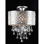 B849-jb-397 4-light Chandelier Crystal Flushmount Chrome