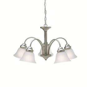 147-bel-551331 Bailey Street Home Traditional Five Light Chandelier-brushed Nickel Finish - Chandelier