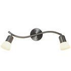 617621 Bar Af Lighting Contemporary Brushed Ceiling Light Adjustable Nickel